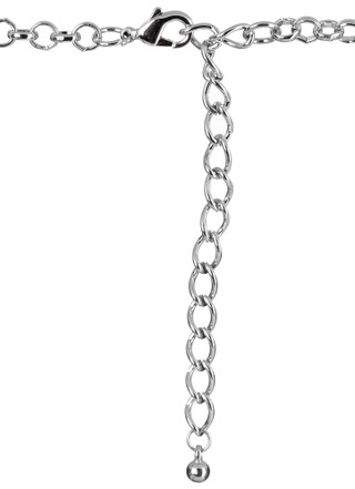 Thumbnail 2: Wearable Art Wearable Art By Roman Silver Tone Chain Necklace 