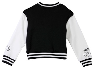 Thumbnail 4: Amy Byer Amy Byer Big Girls 2 Pc Varsity Jacket & Top Set 