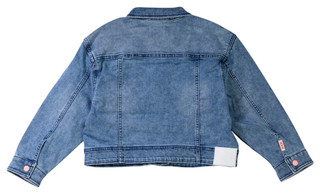 Thumbnail 3: SCOTCH & SODA Scotch & Soda Big Girls Embroidered Stretch Denim Jacket 