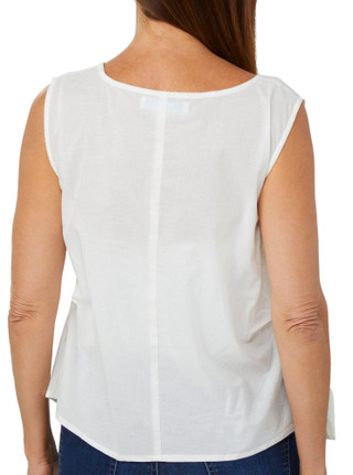 Thumbnail 2: BUNULU Bunulu Womens Sleeveless Side Bow Wrap Top 
