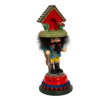 Thumbnail 4: HOLLYWOOD NUTCRACKERS Hollywood Nutcrackers Dog House Hat Nutcracker 