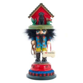 Thumbnail 2: HOLLYWOOD NUTCRACKERS Hollywood Nutcrackers Dog House Hat Nutcracker 
