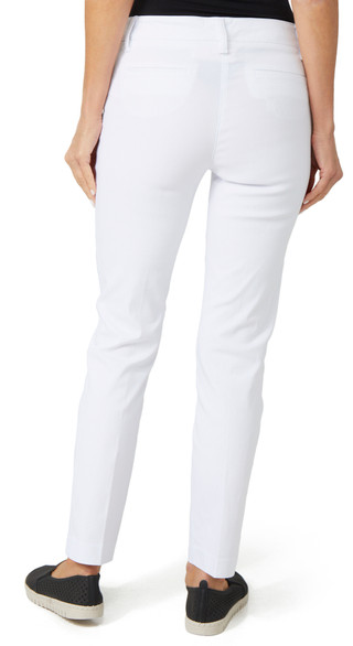 Thumbnail 2: Zac & Rachel Zac & Rachel Petite Button Front Slim Leg Pants 