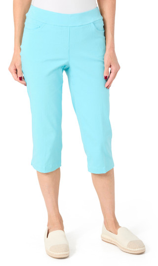 Thumbnail 1: Erin London Erin London Petite Pull-On Twill Capris 