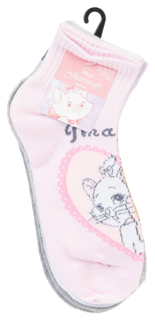 Thumbnail 1: Disney Disney Aristocats Girls 5 Pk Short Ankle Socks 