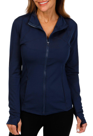 Thumbnail 1: VOGO Vogo Womens Active Solid Zip Up Jacket 