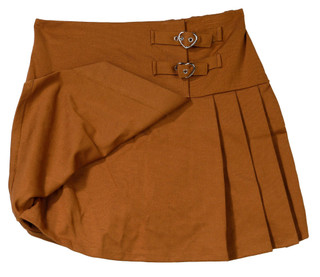 Thumbnail 5: Amy Byer Amy Byer Big Girls Heart Pleated Skort 