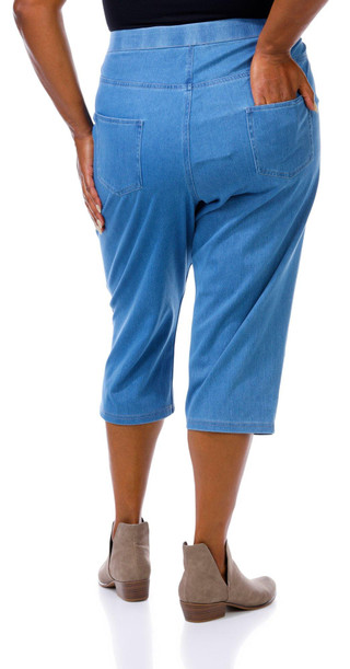 Thumbnail 3: ZAC AND RACHEL Zac and Rachel Plus Ultra Stretch Slim Capris 