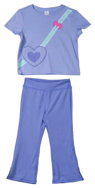 Thumbnail 1: 90 DEGREE BY REFLEX 90 Degree by Reflex Girls 2 Pc Flare Leggings Set 
