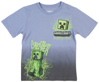 Thumbnail 1: Minecraft Minecraft Big Boys Short Sleeve Creeperhead Shirt 