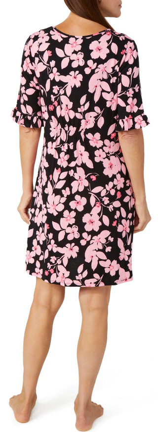 Thumbnail 2: Ellen Tracy Ellen Tracy Womens Short Sleeve Floral Chemise 