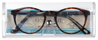Thumbnail 5: OSCAR DE LA RENTA Oscar De La Renta Blonde Frame Blue Light Blocking Glasses 