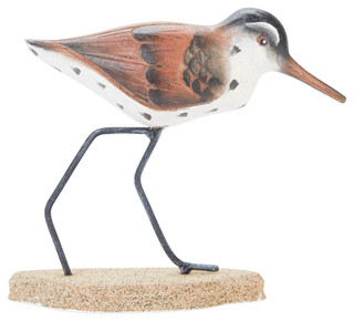 Thumbnail 1: T.I. Design T.I. Design 6 in Single Brown Sandpiper Figurine 