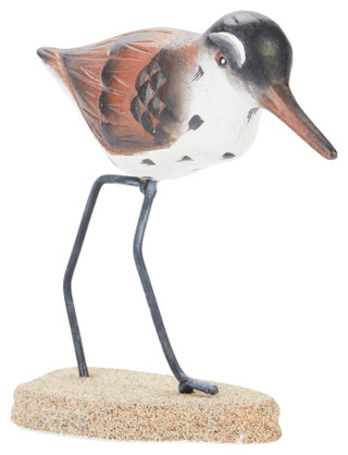 Thumbnail 3: T.I. Design T.I. Design 6 in Single Brown Sandpiper Figurine 