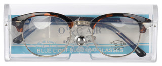 Thumbnail 9: OSCAR DE LA RENTA Oscar De La Renta Brown Frame Blue Light Blocking Glasses 