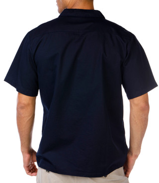 Thumbnail 2: Matix Matix Mens Short Sleeve Button Down Twill Embroidered Shirt 