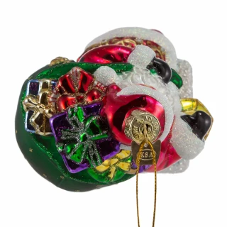 Thumbnail 6: BELLISIMO Bellisimo 7 in. Santa In Chimney Ornament 