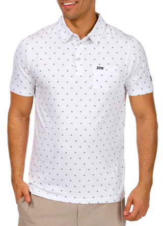 Thumbnail 1: Hooey Hooey Men's Hot Shot Print Polo Shirt 