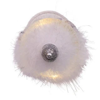Thumbnail 5: HOLLYWOOD NUTCRACKERS Battery Operated Musical Silver Water Globe Nutcracker 