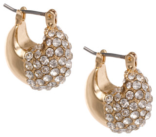 Thumbnail 2: NINE WEST Nine West 2 Pk Puffy Hoop Post Back Earrings Set 