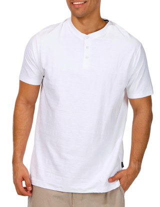 Thumbnail 1: Kenneth Cole Kenneth Cole Mens Short Sleeve Henley Shirt 