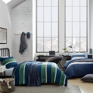 Thumbnail 18: Nautica Nautica Heathered Block Comforter Set 