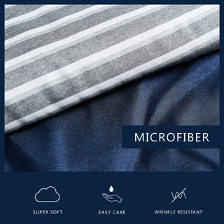 Thumbnail 16: Nautica Nautica Heathered Block Comforter Set 