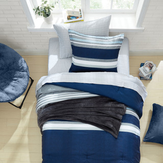 Thumbnail 9: Nautica Nautica Heathered Block Comforter Set 