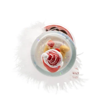 Thumbnail 5: HOLLYWOOD NUTCRACKERS Battery Operated 10 in. Gingerbread Water Globe Nutcracker 