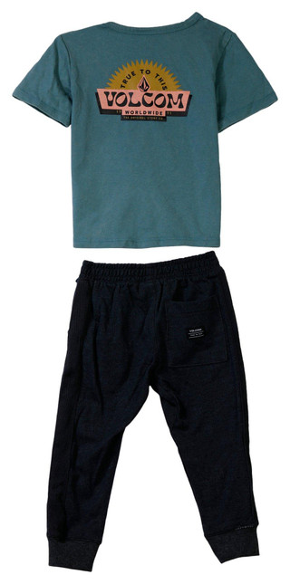 Thumbnail 3: VOLCOM Volcom Baby Boys 2 Pc Graphic Short Sleeve Pants Set 