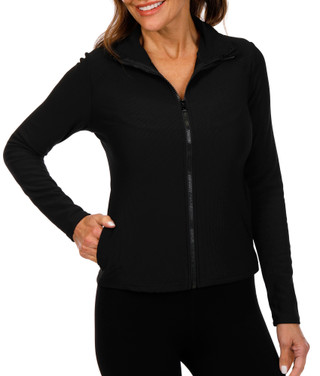 Thumbnail 1: VOGO Vogo Womens Active Solid Zip Jacket 
