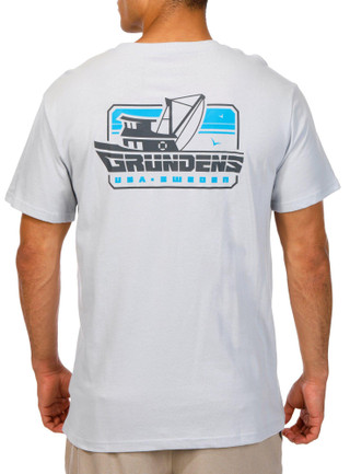 Thumbnail 1: GRUNDENS Grundens Mens Commercial Boat Graphic T-Shirt 