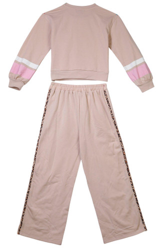Thumbnail 3: Amy Byer Amy Byer Big Girls 2 Pc Wild at Heart Fleece Set 
