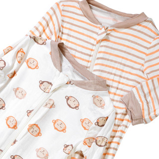 Thumbnail 2: MILKBERRY Milkberry Baby Boy 2 Pk Footed Sleepers 