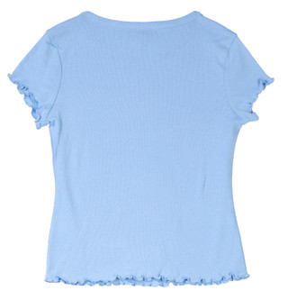 Thumbnail 3: Amy Byer Amy Byer Big Girls Blue Roses Top 