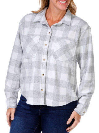 Thumbnail 4: Beach Lunch Lounge Beach Lunch Lounge Button Down Plaid Shacket 