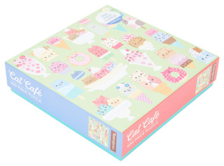Thumbnail 3: Chronicle Chronicle Cat Cafe 500 Piece Family Puzzle 