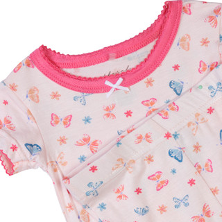 Thumbnail 2: FLORAL THREADS Floral Threads Baby Girl 2 Pc Butterfly Pajama Set 