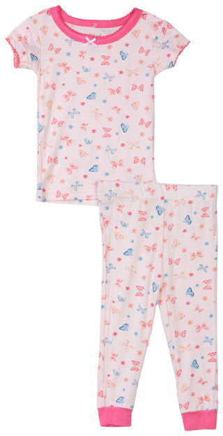 Thumbnail 1: FLORAL THREADS Floral Threads Baby Girl 2 Pc Butterfly Pajama Set 