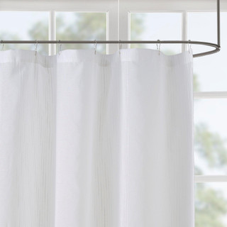 Thumbnail 3: Madison Park Madison Park Anna Sheer Shower Curtain 