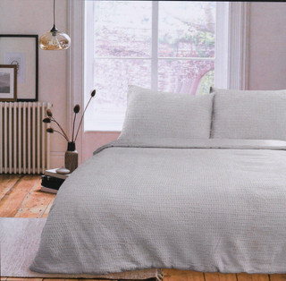 Thumbnail 1: Bombay Bombay 3 Pc Cotton Comforter Set - Chambray Waffle 