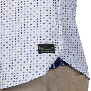Thumbnail 3: Silver Jeans Co. Silver Jeans Co Mens Print Button Down Shirt 