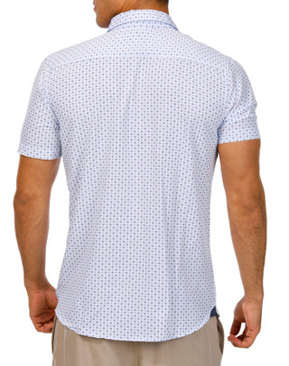 Thumbnail 2: Silver Jeans Co. Silver Jeans Co Mens Print Button Down Shirt 