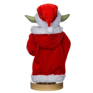 Thumbnail 5: Star Wars Kurt Adler 9-Inch Yoda in Santa Robe Nutcracker 