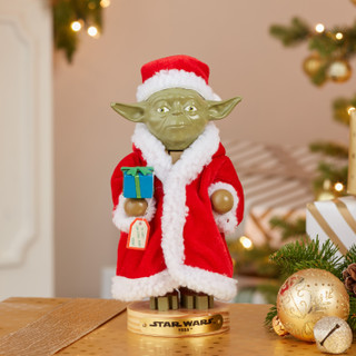Thumbnail 7: Star Wars Kurt Adler 9-Inch Yoda in Santa Robe Nutcracker 