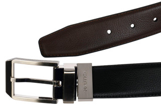 Thumbnail 3: Nautica Nautica Mens Textured Grain Reversible Stretch Belt 