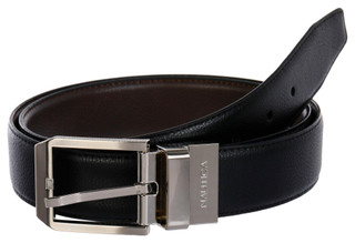 Thumbnail 1: Nautica Nautica Mens Textured Grain Reversible Stretch Belt 