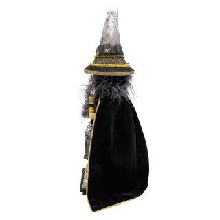 Thumbnail 4: HOLLYWOOD NUTCRACKERS Hollywood Nutcrackers Black and Gold Wizard Nutcracker 