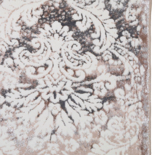 Thumbnail 2: LR HOME LR Home 2x3 Antalya Tan Lattice Medallion Accent Rug 