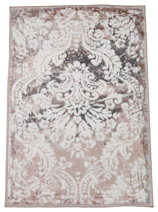 Thumbnail 1: LR HOME LR Home 2x3 Antalya Tan Lattice Medallion Accent Rug 